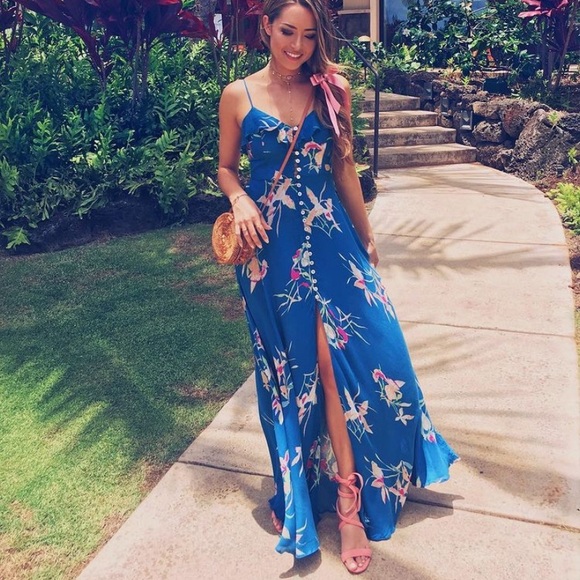 Kimchi Blue Dresses & Skirts - Kimchi Blue Floral Maxi